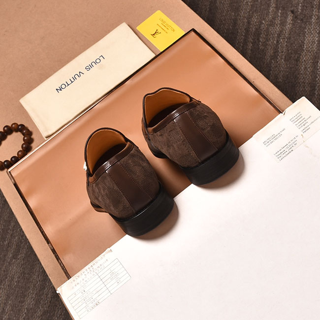 Giày Lười LV Da Lộn Nam Cao Cấp Sang Trọng 6