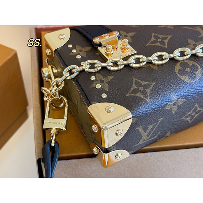 Túi rương LV Slim Trunk Monogram like auth 7