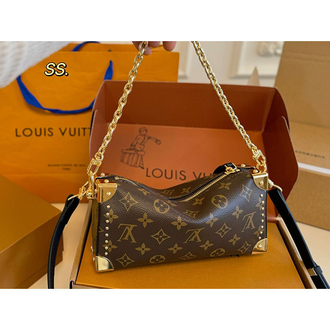 Túi rương LV Slim Trunk Monogram like auth 6