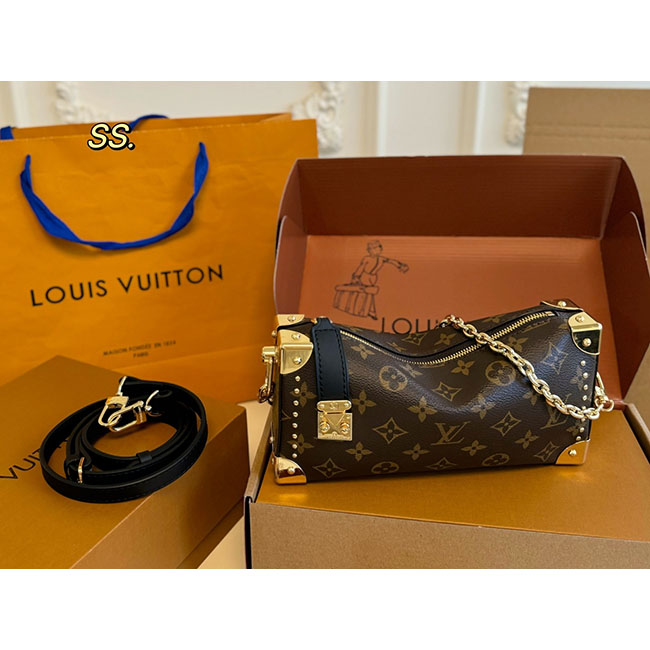 Túi rương LV Slim Trunk Monogram like auth