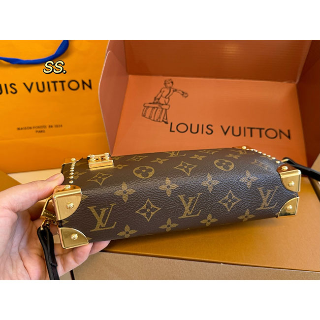 Túi rương LV Slim Trunk Monogram like auth 3
