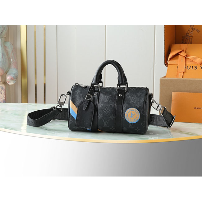 Túi đeo chéo lv Keepall 25 Bandoulière mon monogram TNLV083