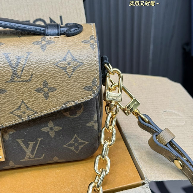 Túi LV Pochette Métis East West Monogram nhiều màu 7