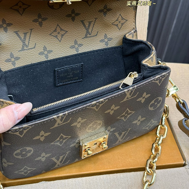 Túi LV Pochette Métis East West Monogram nhiều màu 8