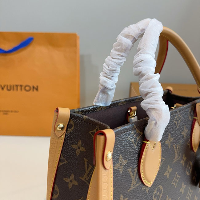 Túi LV OnTheGo trunk PM nâu like auth 8