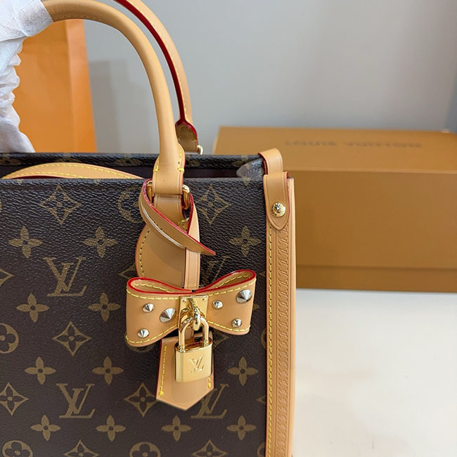 Túi LV OnTheGo trunk PM nâu like auth 5