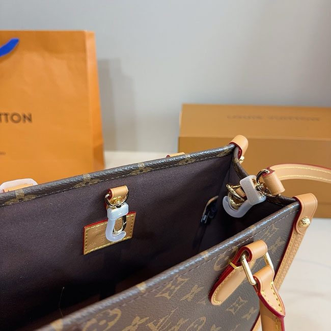 Túi LV OnTheGo trunk PM nâu like auth 3