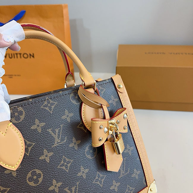 Túi LV OnTheGo trunk PM nâu like auth 2