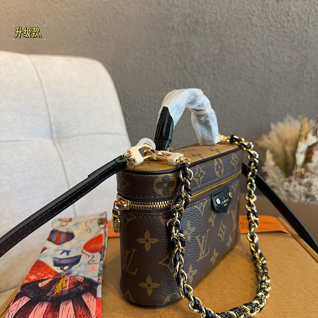 Túi hộp lv Vanity Chain Pouch monogram 3