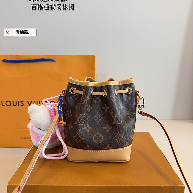 Túi Nano Noé LV dáng xô mini monogram 2
