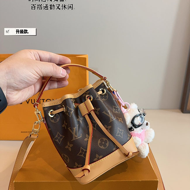 Túi Nano Noé LV dáng xô mini monogram 8