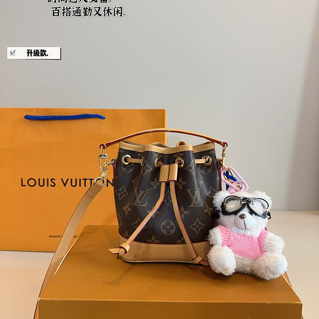 Túi Nano Noé LV dáng xô mini monogram