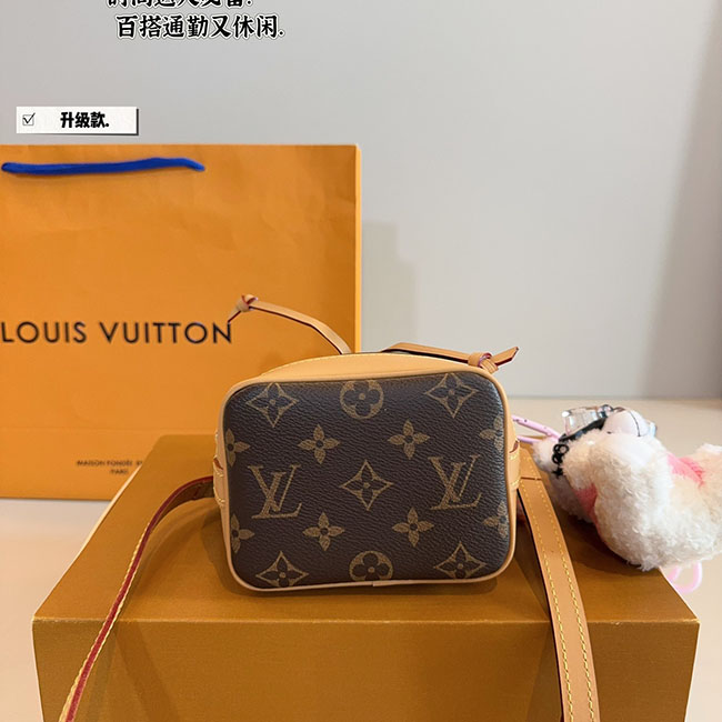 Túi Nano Noé LV dáng xô mini monogram 9