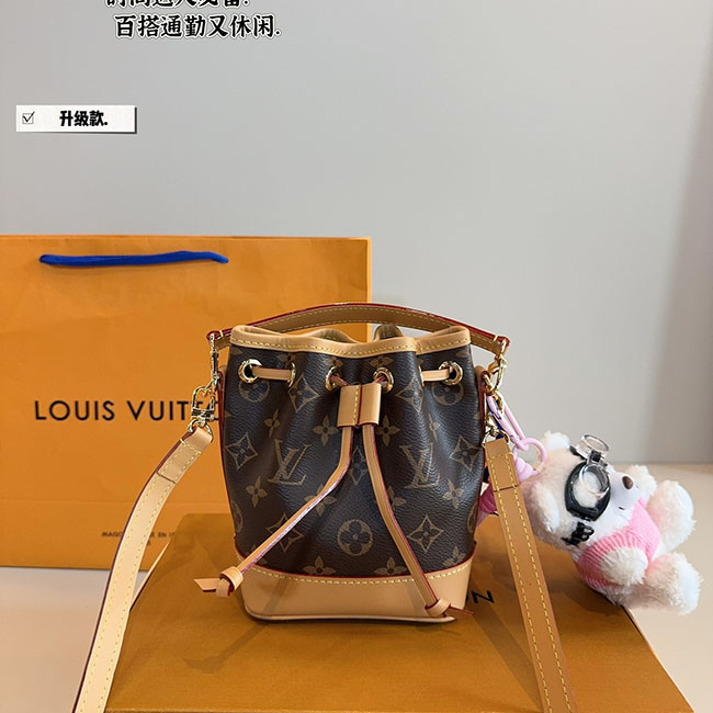 Túi Nano Noé LV dáng xô mini monogram 5