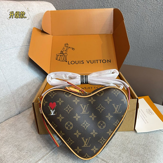 Túi LV trái tim monogram like auth 11 6