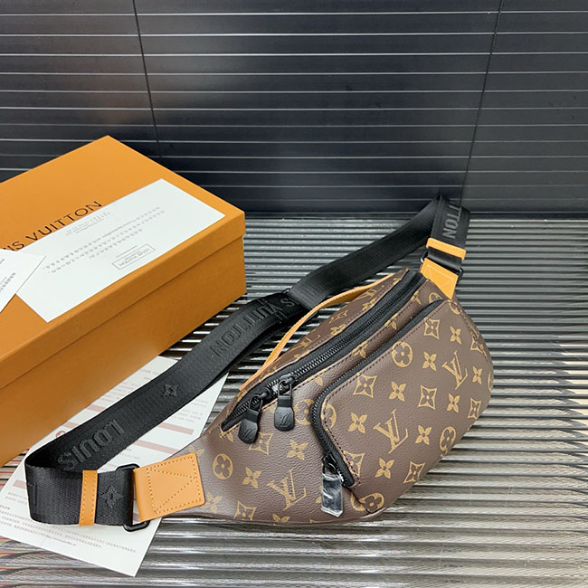 Túi bao tử lv Rush Bumbag monogram nâu TNLV58