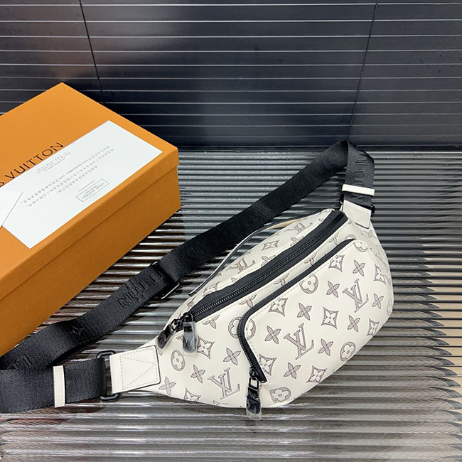 Túi bao tử lv Rush Bumbag màu trắng TNLV56