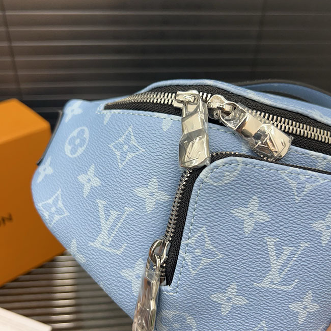 Túi Bao Tử LV Rush Bumbag Nam Monogram Like Auth 5