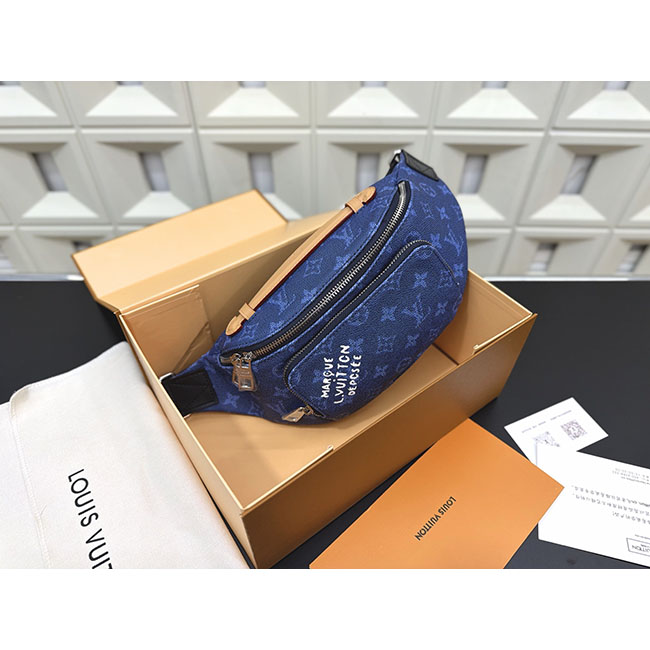 Túi bao tử lv Rush Bumbag Monogram Heritage TNLV52