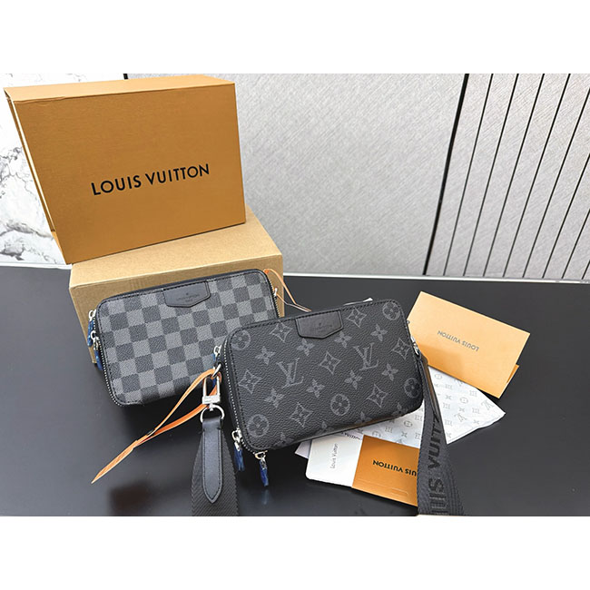 Túi đeo chéo LV nam Alpha Wearable Wallet monogram TNLV106