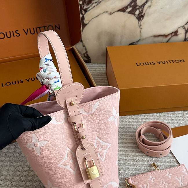 Túi LV All in BB màu hồng TLV007