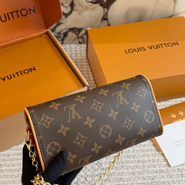 Túi LV Pochette Camille Monogram Nâu 8