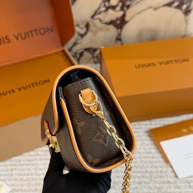 Túi LV Pochette Camille Monogram Nâu 7
