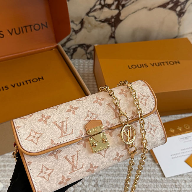 Túi LV Pochette Camille Monogram Nâu 9