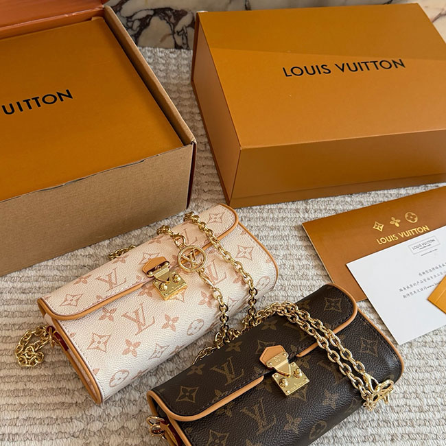 Túi LV Pochette Camille Monogram Nâu 4