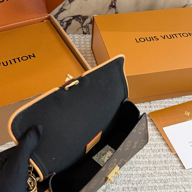 Túi LV Pochette Camille Monogram Nâu 3