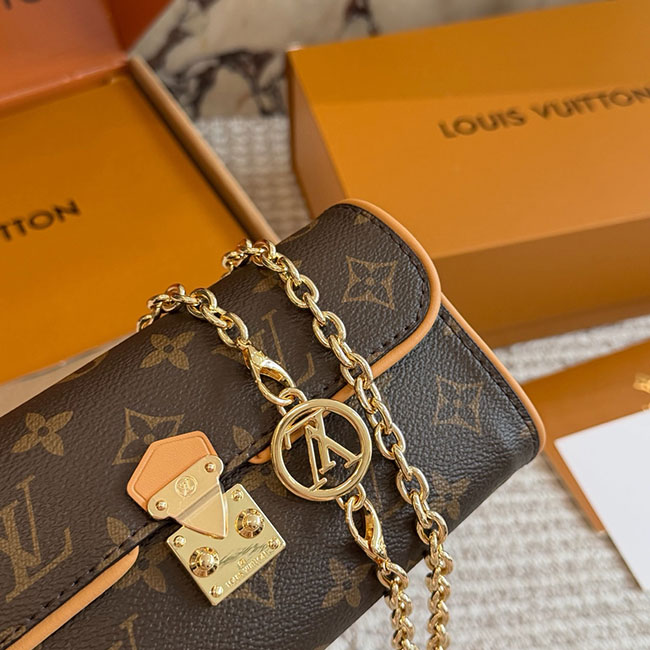 Túi LV Pochette Camille Monogram Nâu 6