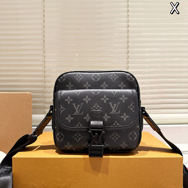 Túi LV Getaway Messenger Đen Monogram Đeo Chéo Nam 2