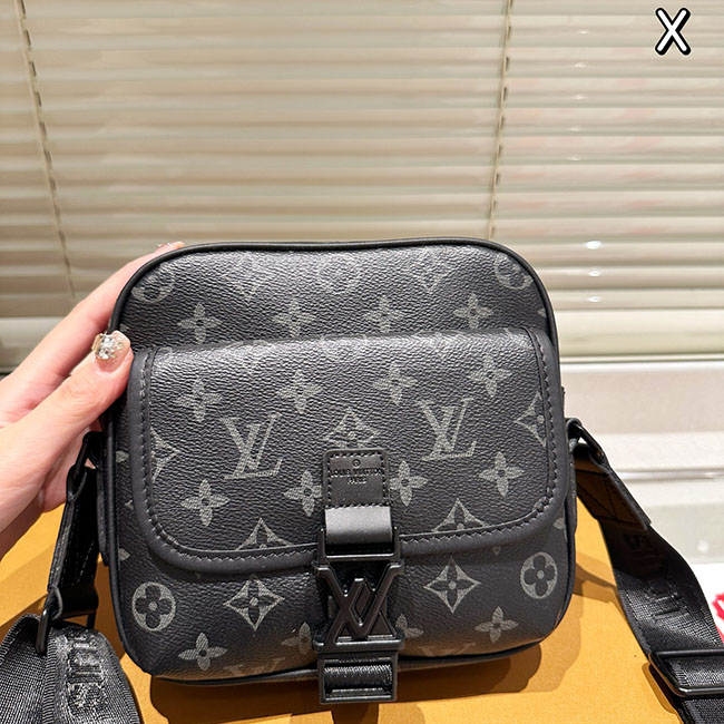 Túi LV Getaway Messenger Đen Monogram Đeo Chéo Nam 3