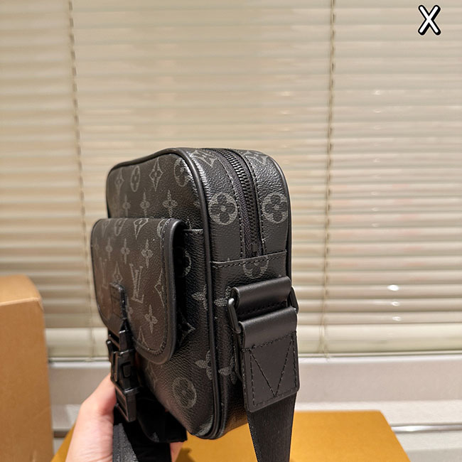 Túi LV Getaway Messenger Đen Monogram Đeo Chéo Nam 5