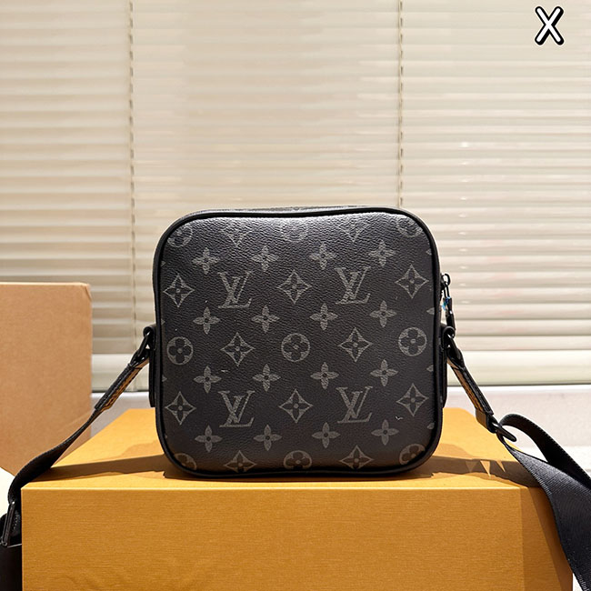 Túi LV Getaway Messenger Đen Monogram Đeo Chéo Nam 4