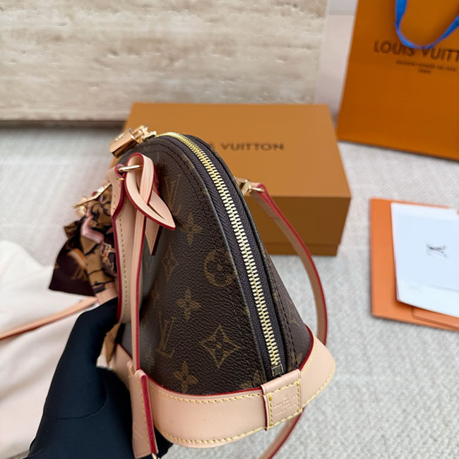 Túi hến LV Alma BB Monogram Canvas 6
