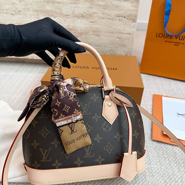 Túi hến LV Alma BB Monogram Canvas 5