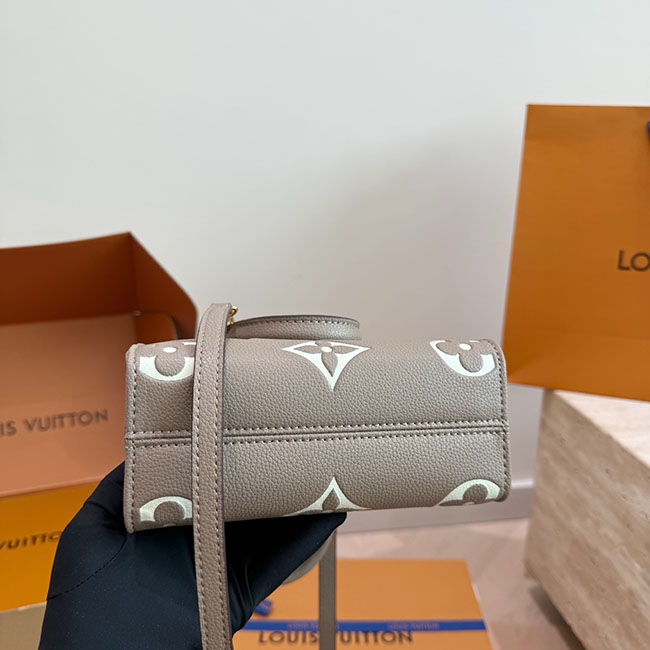 Túi LV OnTheGo BB xám like auth 3