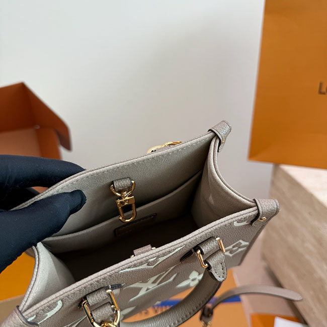 Túi LV OnTheGo BB xám like auth 5
