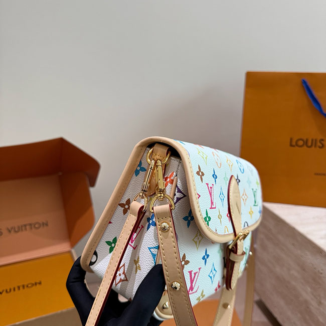 Túi Diane PM LV x TM đa màu Monogram 8