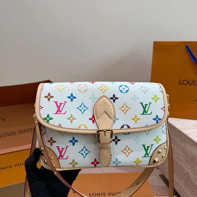 Túi Diane PM LV x TM đa màu Monogram