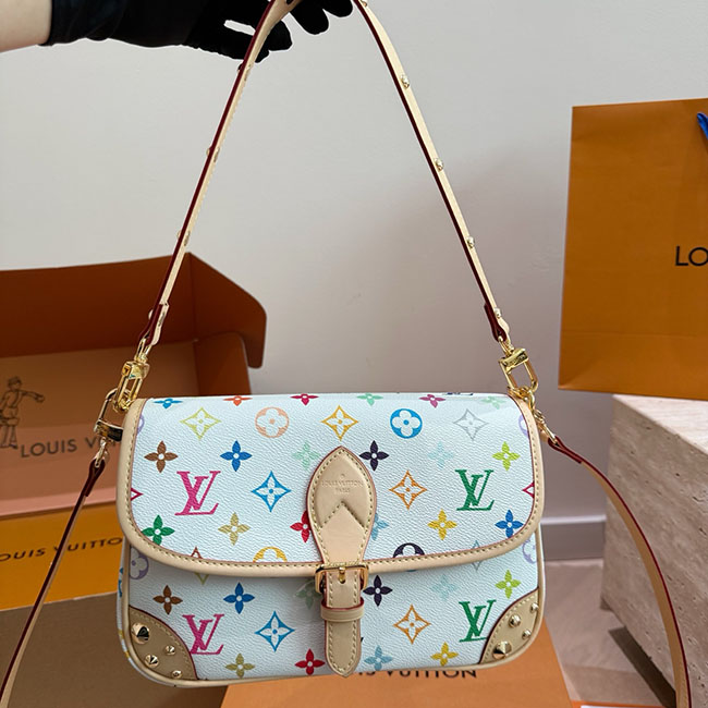 Túi Diane PM LV x TM đa màu Monogram