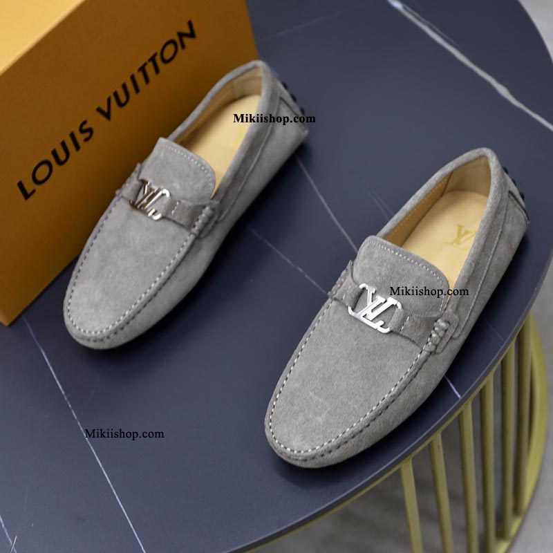 Giày LV lười da lộn GLV11