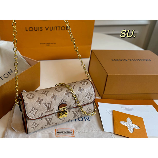 Túi LV Pochette Camille Monogram màu socola TLV074