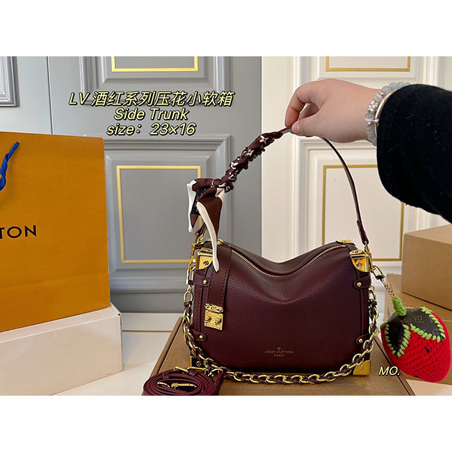Túi LV Side Trunk MM đỏ đun TLV192