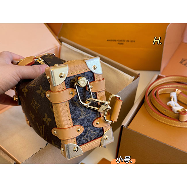 Túi LV Side Trunk PM hàng hiệu Monogram Nâu 8