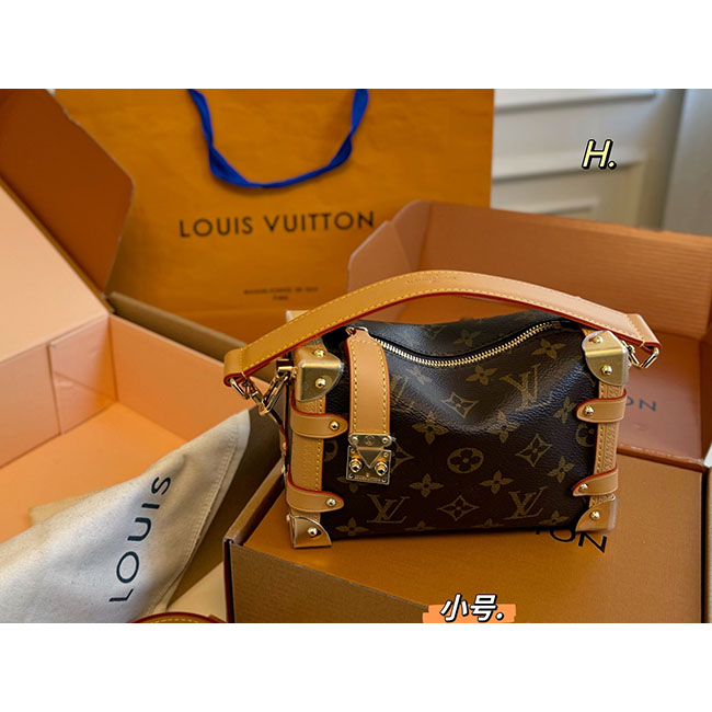 Túi LV Side Trunk PM hàng hiệu Monogram Nâu 5