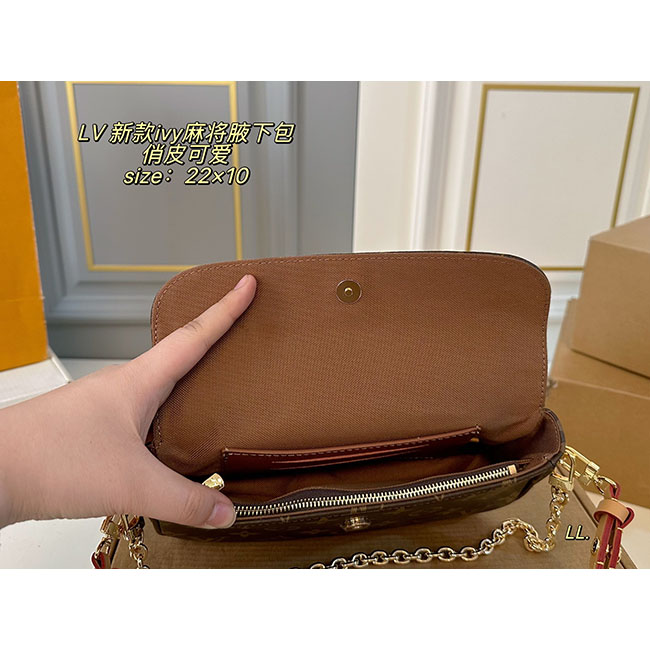 Túi LV Wallet On Chain Ivy hàng hiệu like auth 8