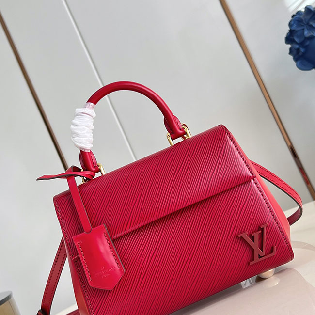 Túi LV Cluny mini Monogram đỏ vân sóng TLV135
