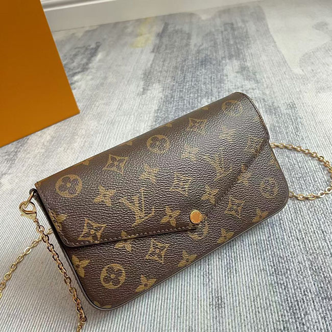 Túi LV Félicie Pochette hàng hiệu Monogram 4